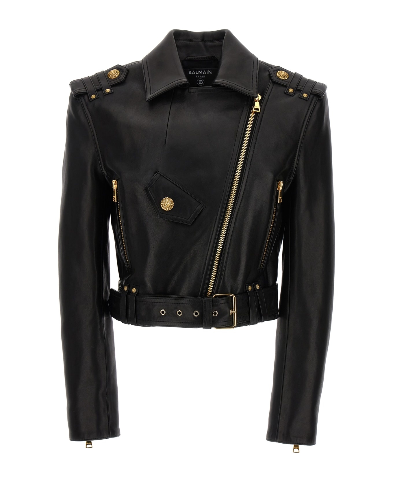 Black Lambskin Jacket - 2