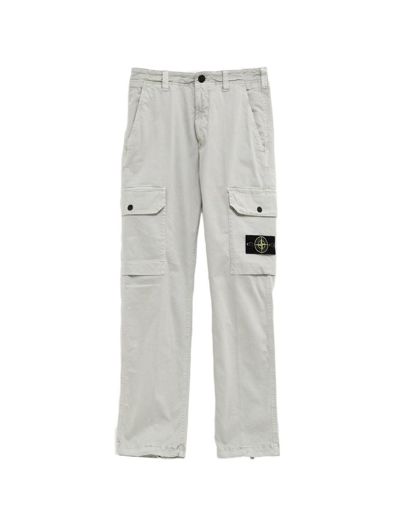 logo-patch cargo pants 1
