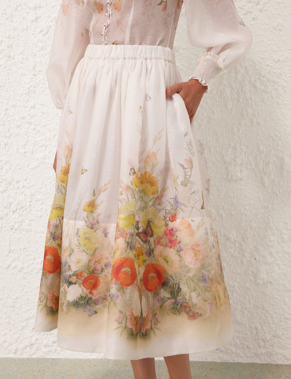 TRANQUILLITY MIDI SKIRT - 5