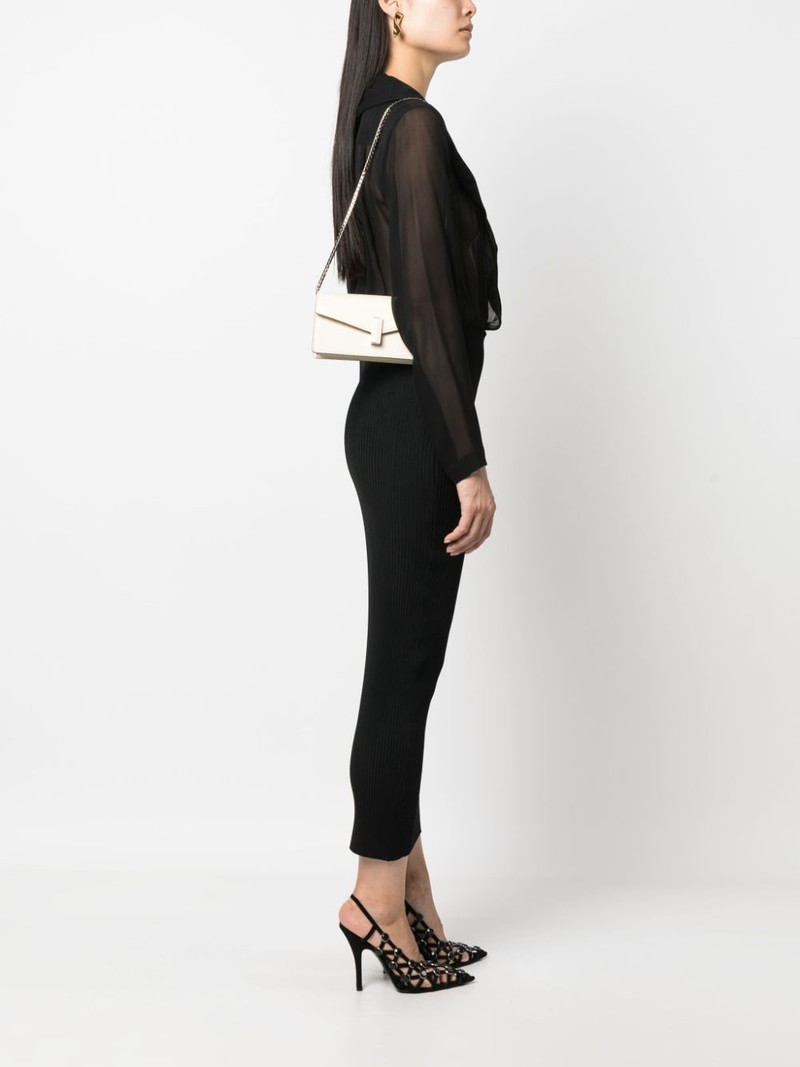 Valextra Iside leather clutch bag outlook