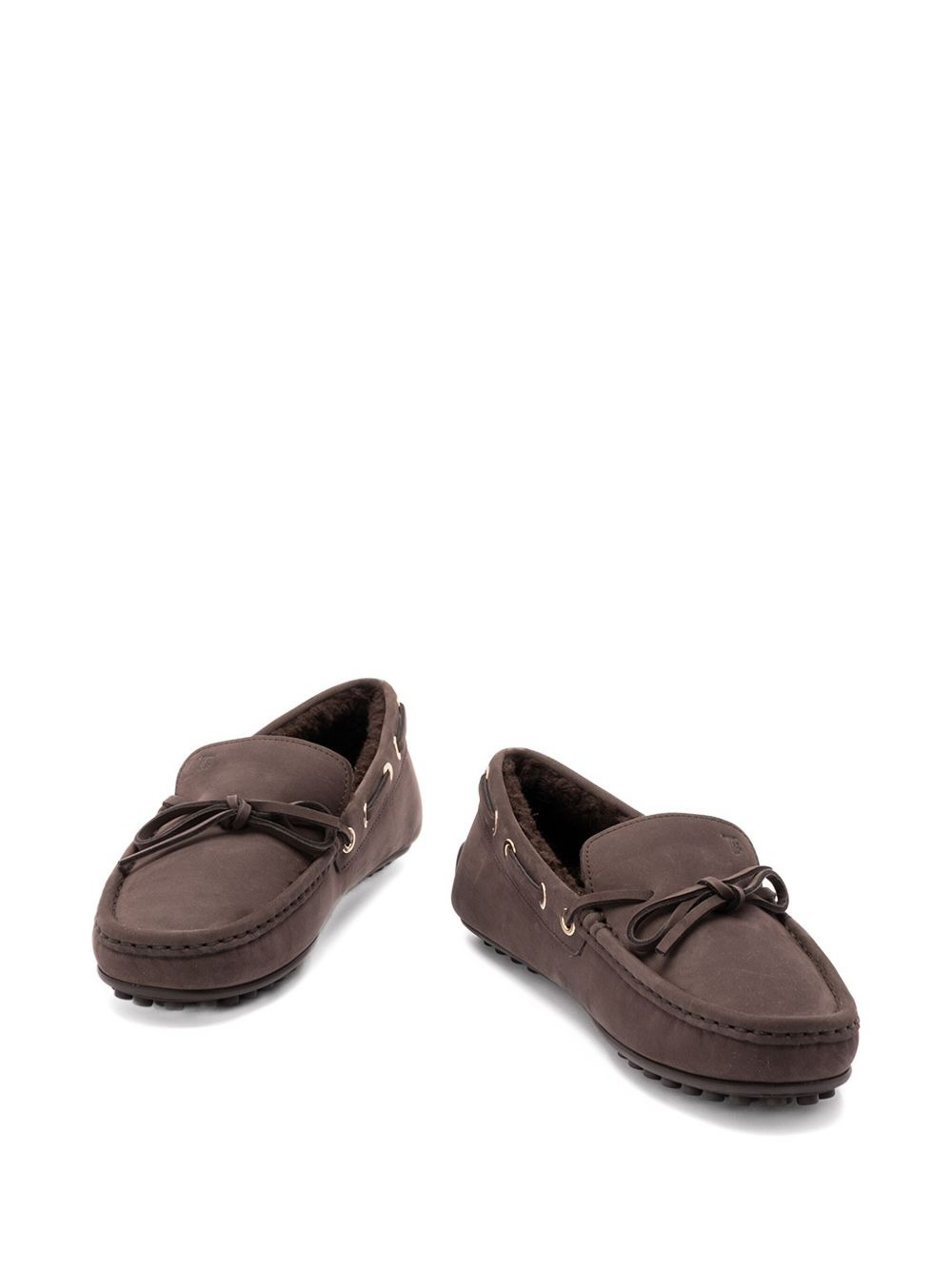 City Gommino tie-detail leather loafers - 2