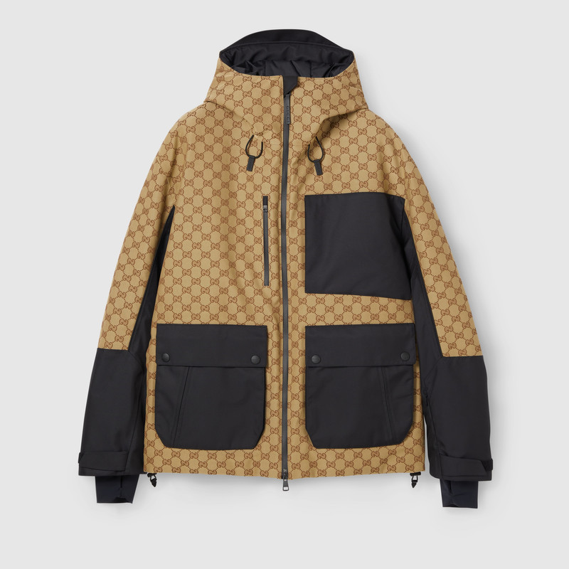 GG technical fabric jacquard jacket 1