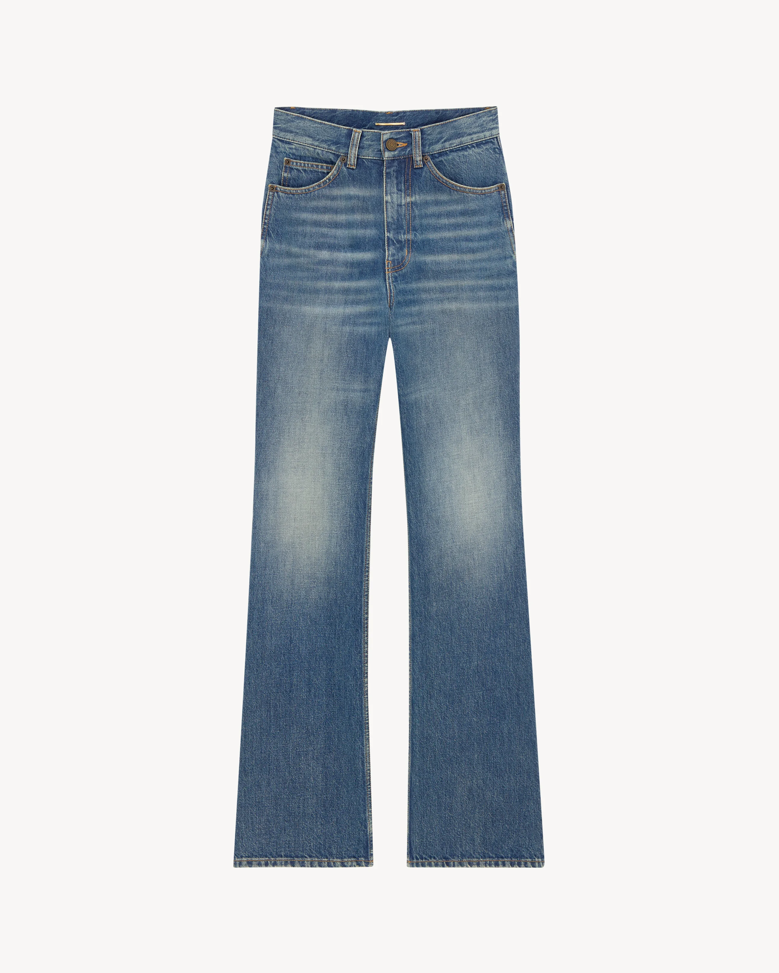 CLYDE HIGH-RISE STRAIGHT JEANS - 1