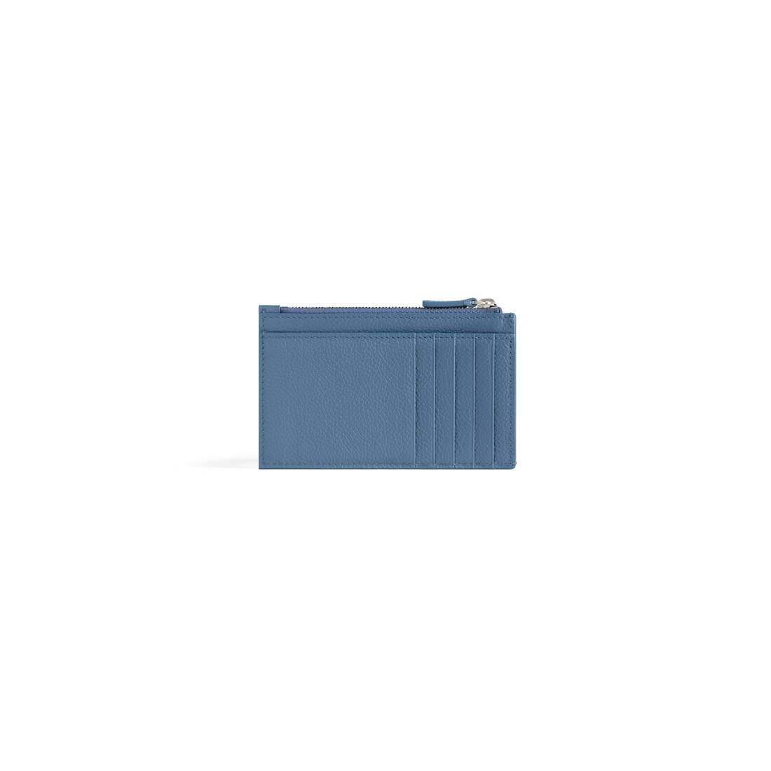 Men's Cash Large Long Coin And Card Holder  in Blue - 2