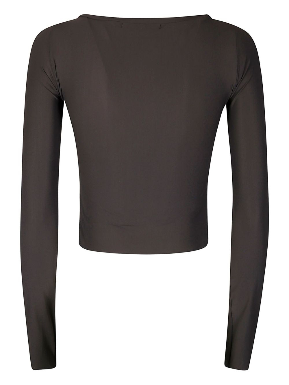 cut-out long-sleeved top - 2