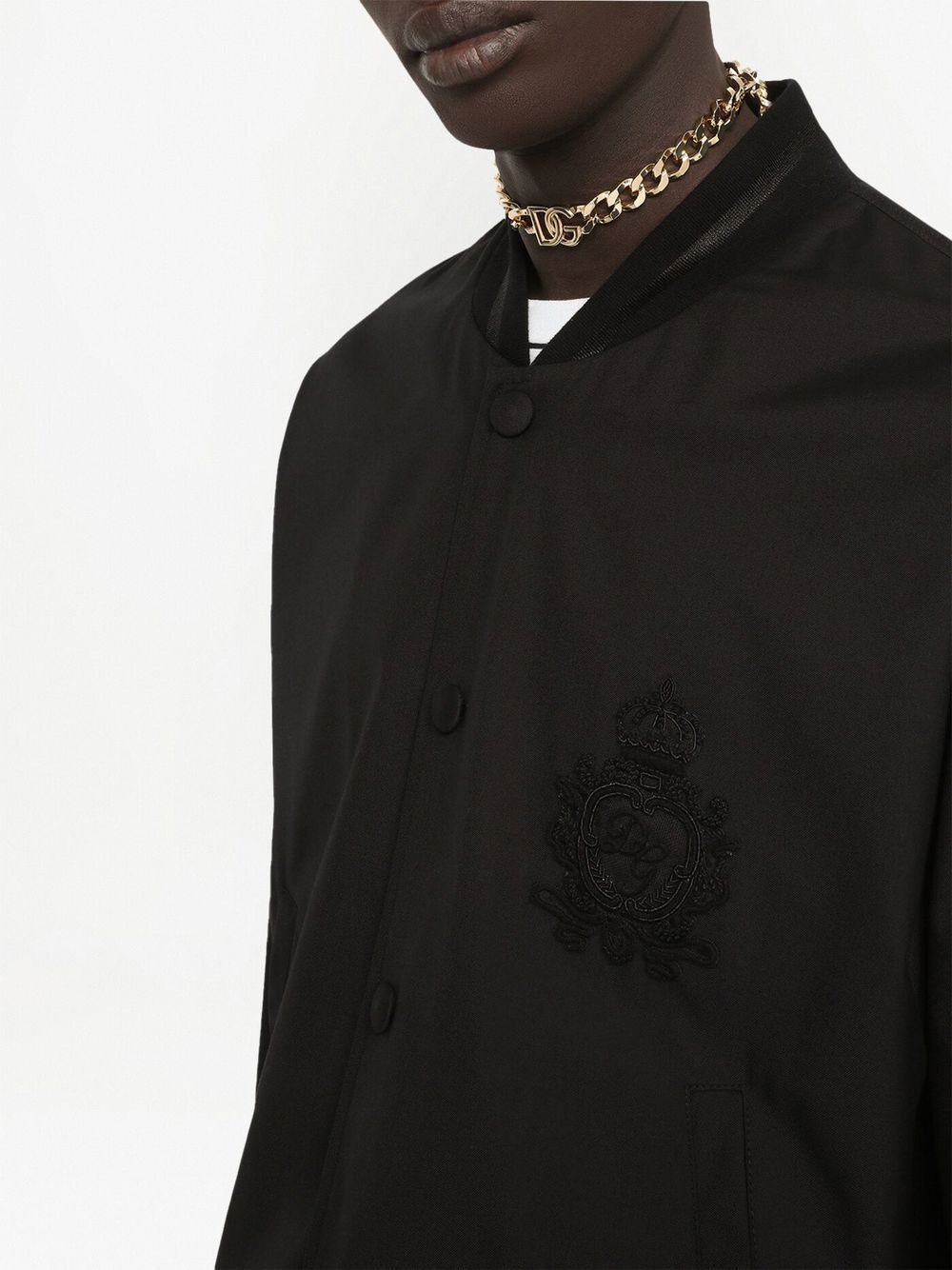 heraldic DG patch bomber jacket - 5