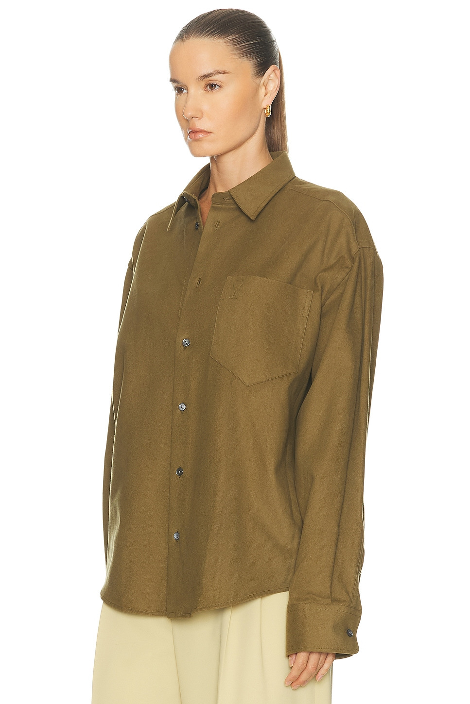 Boxy Button Up Top - 2