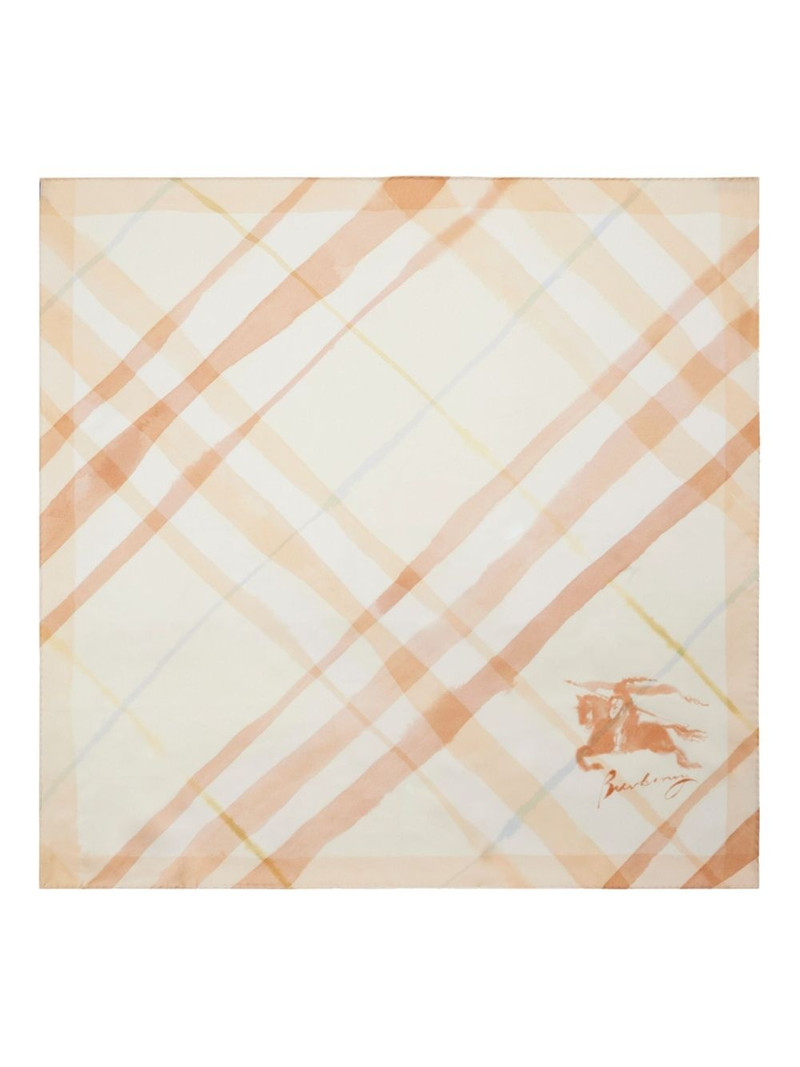 watercolour check scarf 1