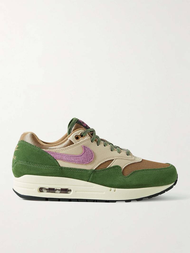 Air Max 1 NH Suede, Canvas and Mesh Sneakers - 1