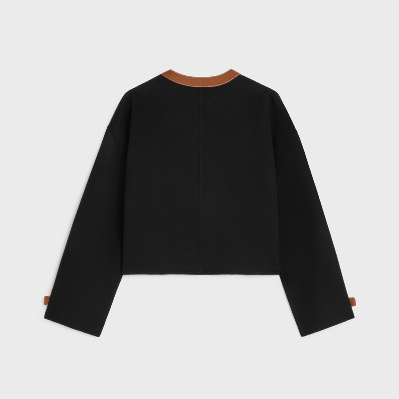 CELINE cardigan jacket in double face cashmere outlook