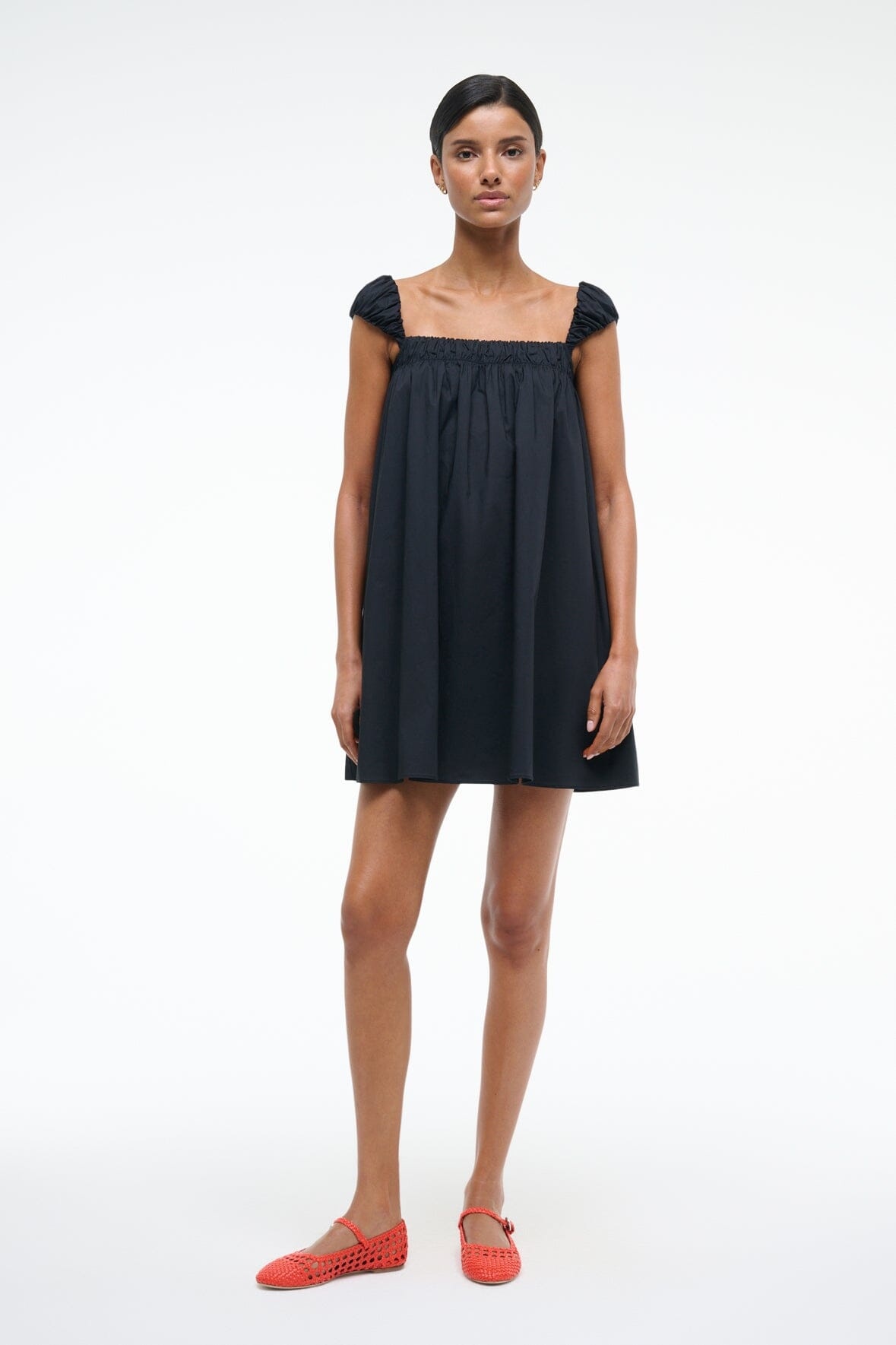 STAUD BEAU DRESS BLACK - 2