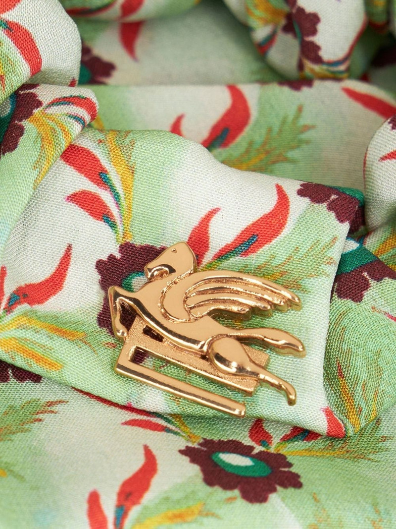 Etro floral-print scrunchie outlook