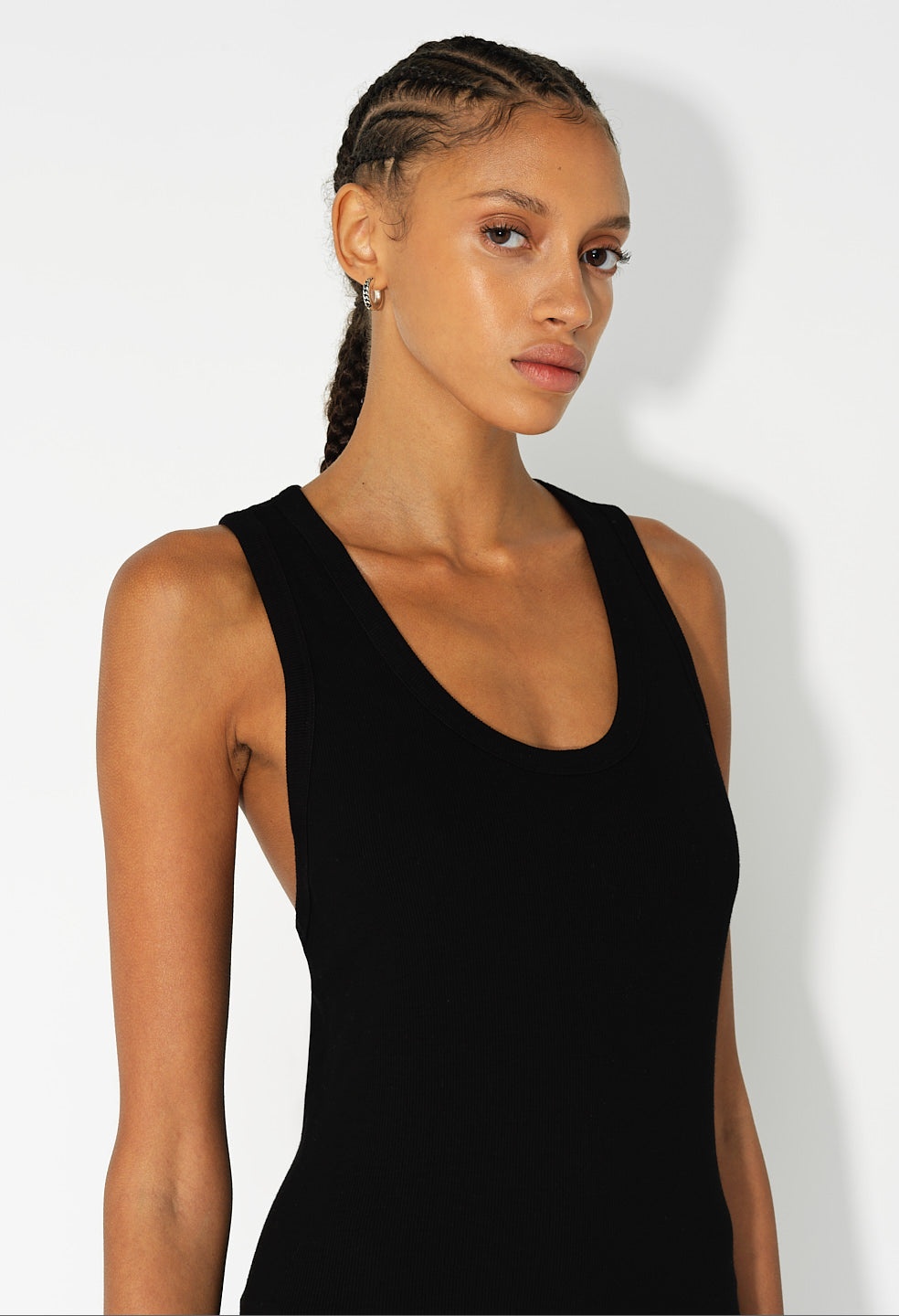 GEMINI RIB RACERBACK DRESS - 6