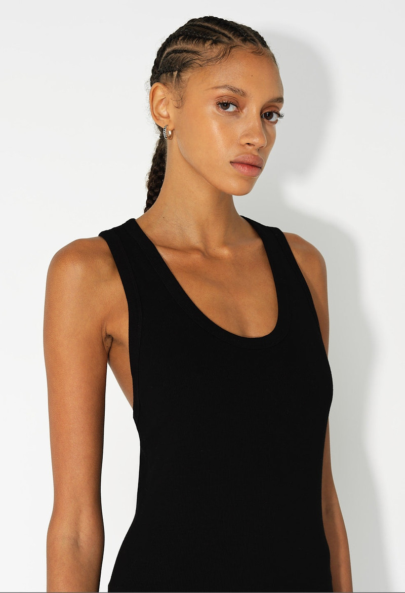 GEMINI RIB RACERBACK DRESS 6