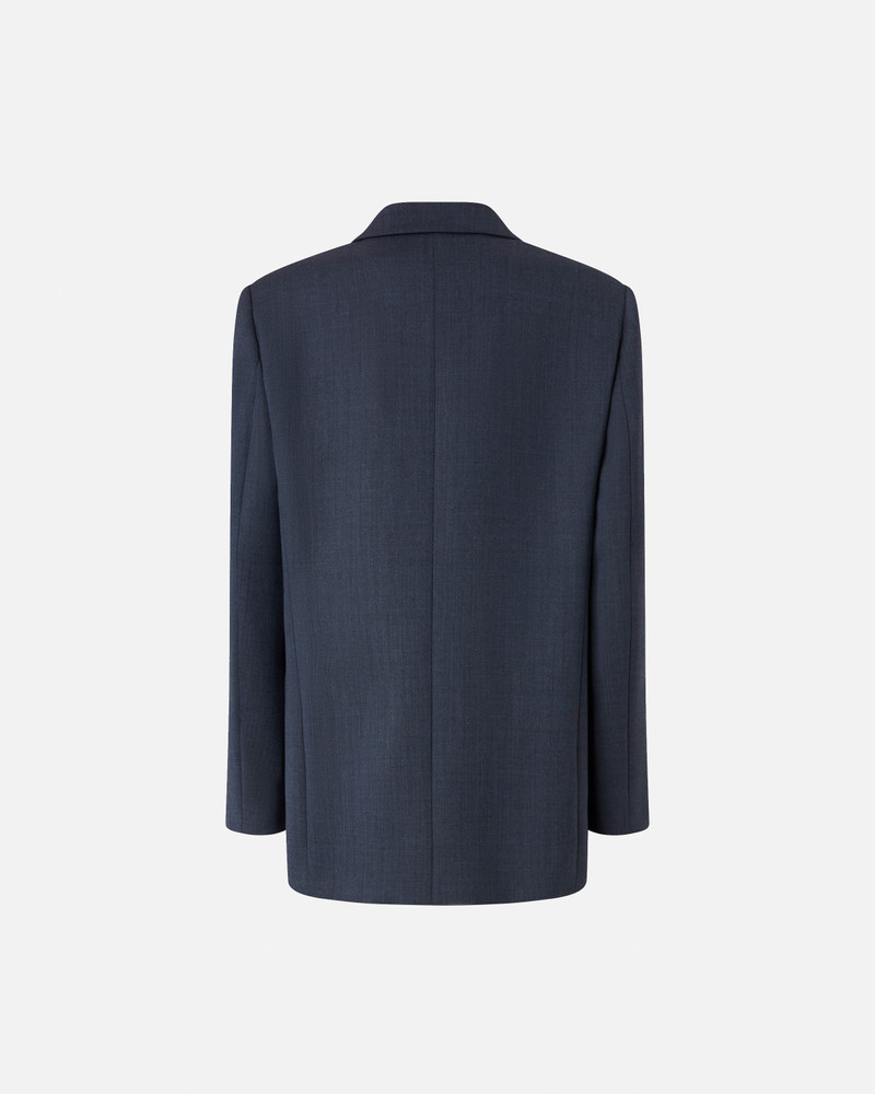 DOUBLE-BREASTED WOOL BLAZER WITH GOLDEN BUTTONS 6