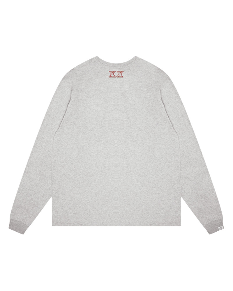 BILLIONAIRE BOYS CLUB OG LOGO LS TEE BURGUNDY outlook