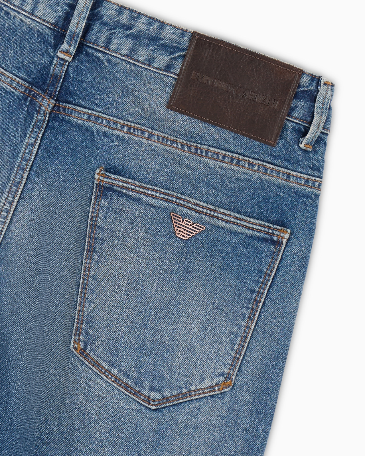 J06 Slim-fit jeans in rinse-wash stretch denim with dirty-effect treatment - 6