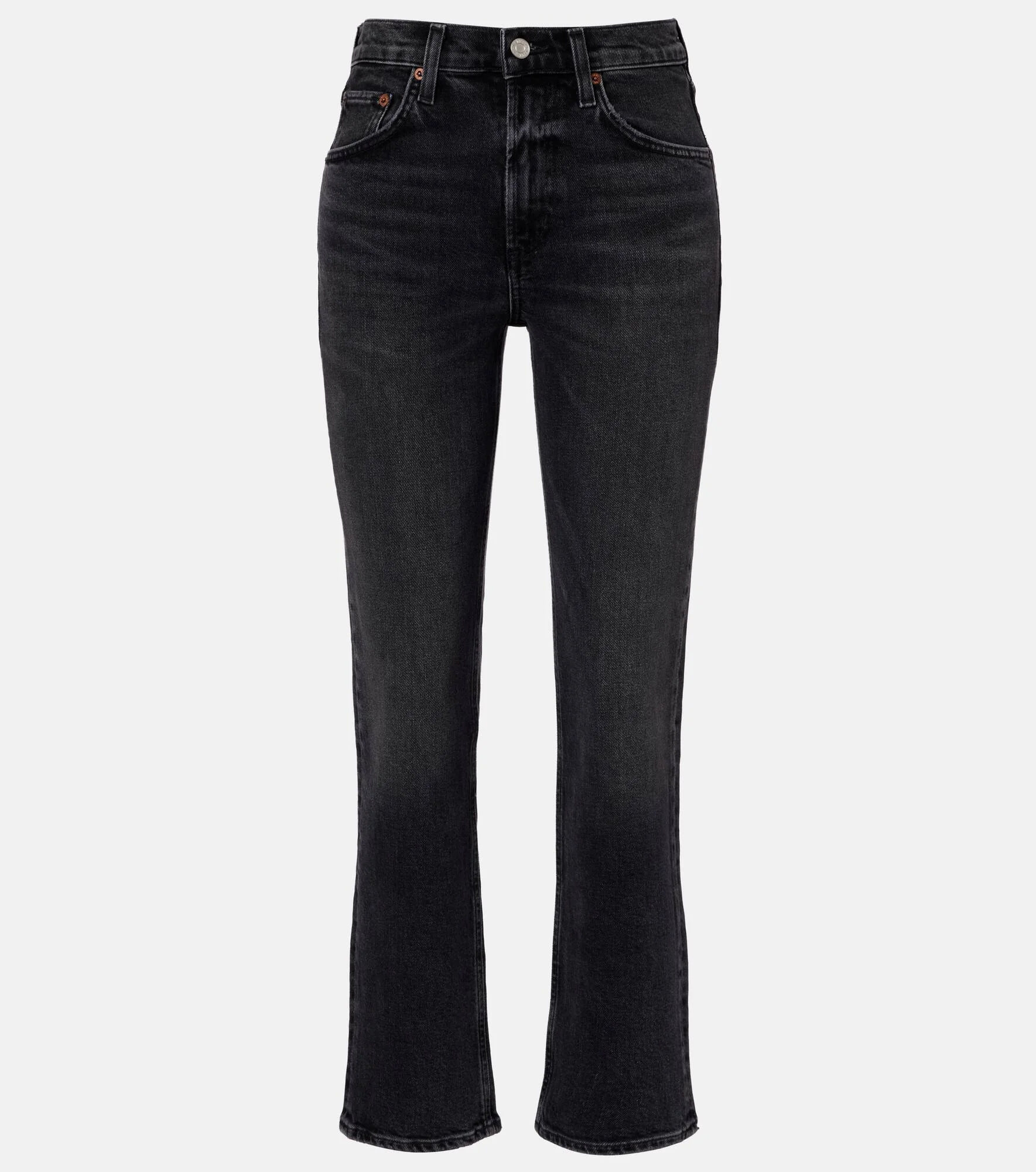 Ren high-rise cropped straight jeans - 1