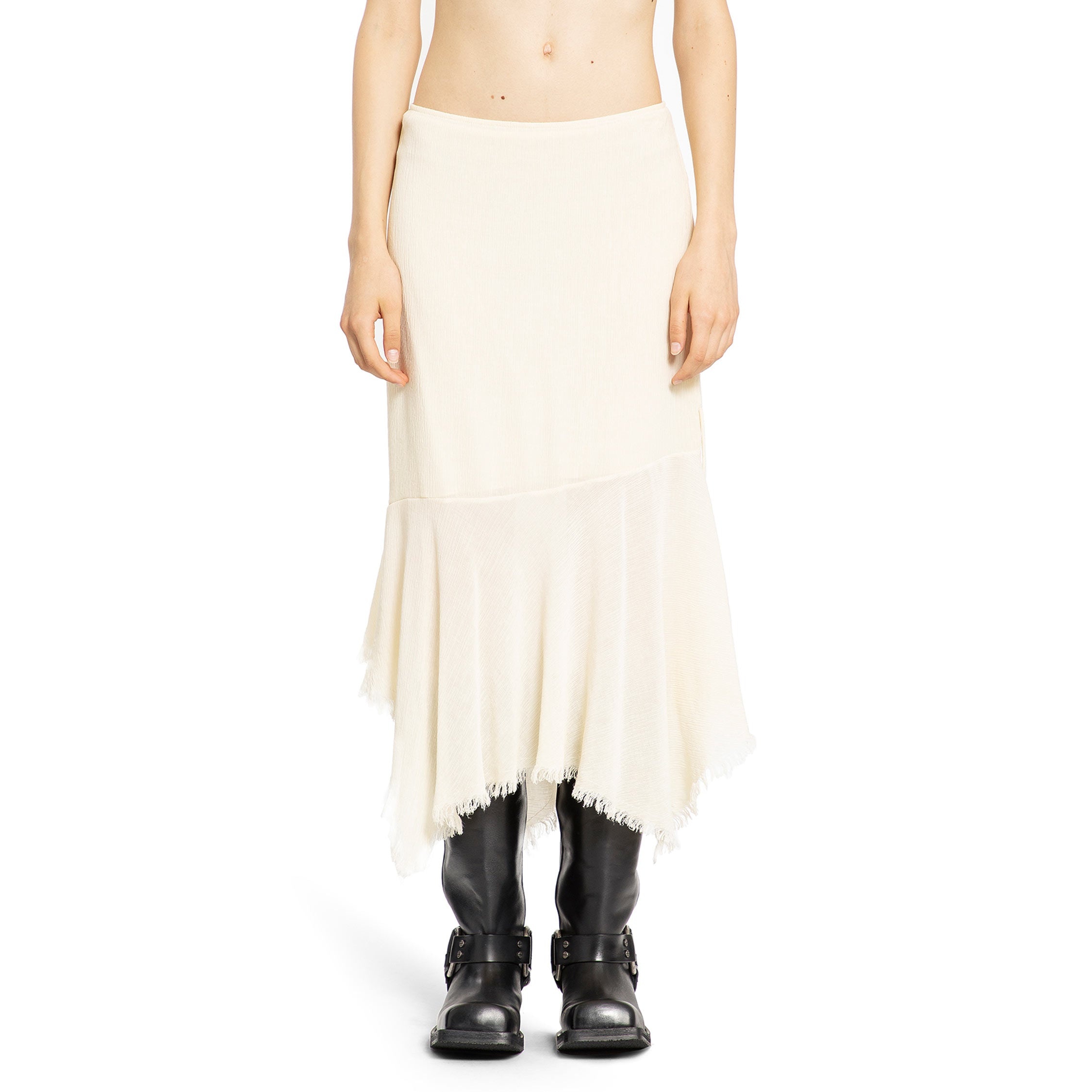 ACNE STUDIOS WOMAN OFF-WHITE SKIRTS - 6