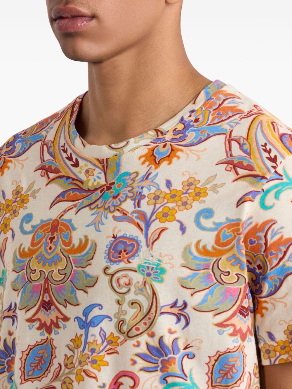 paisley-print T-Shirt - 5