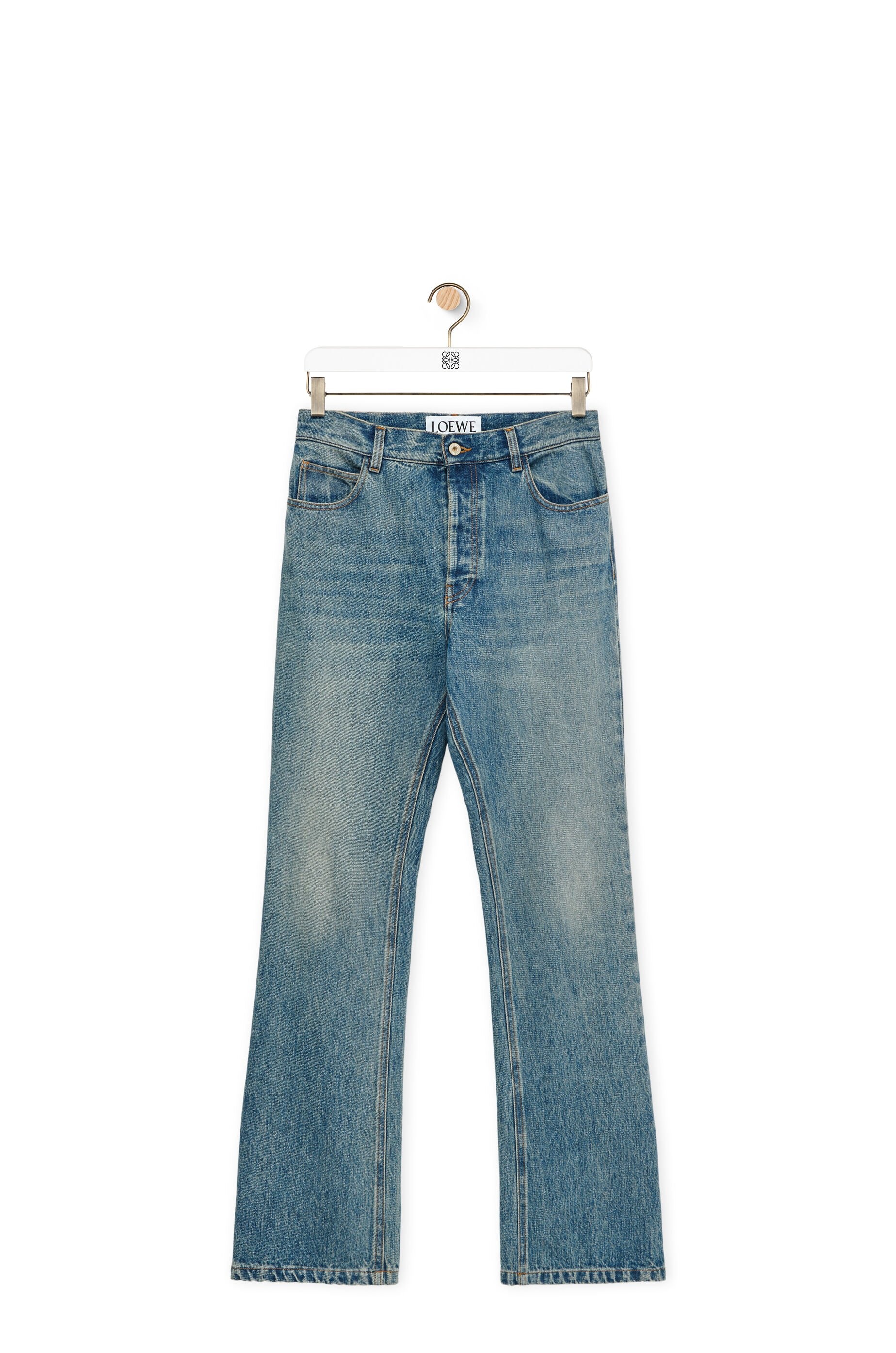 Bootleg jeans in denim - 1