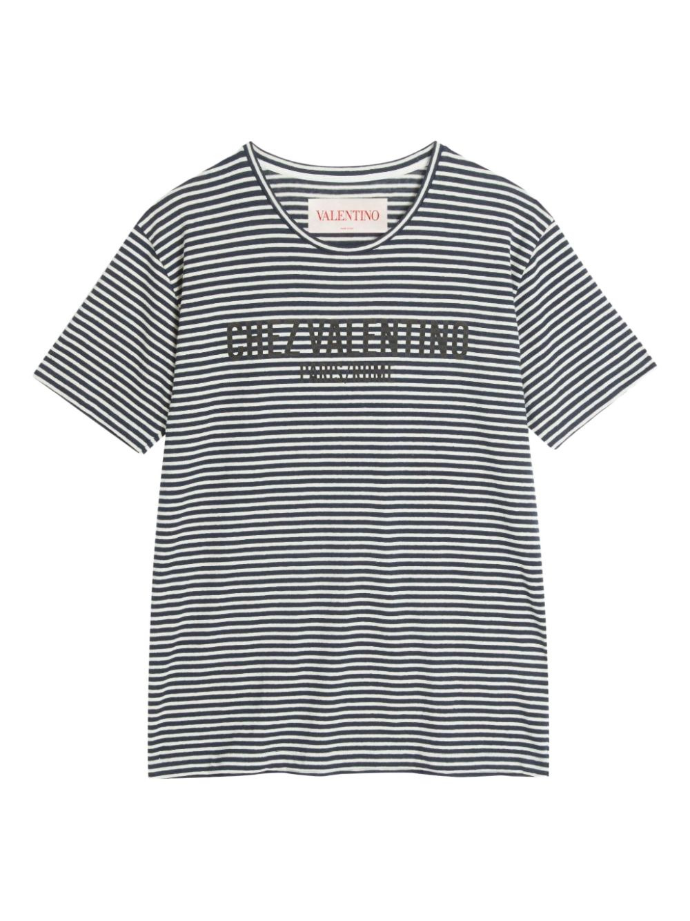 striped T-shirt - 1
