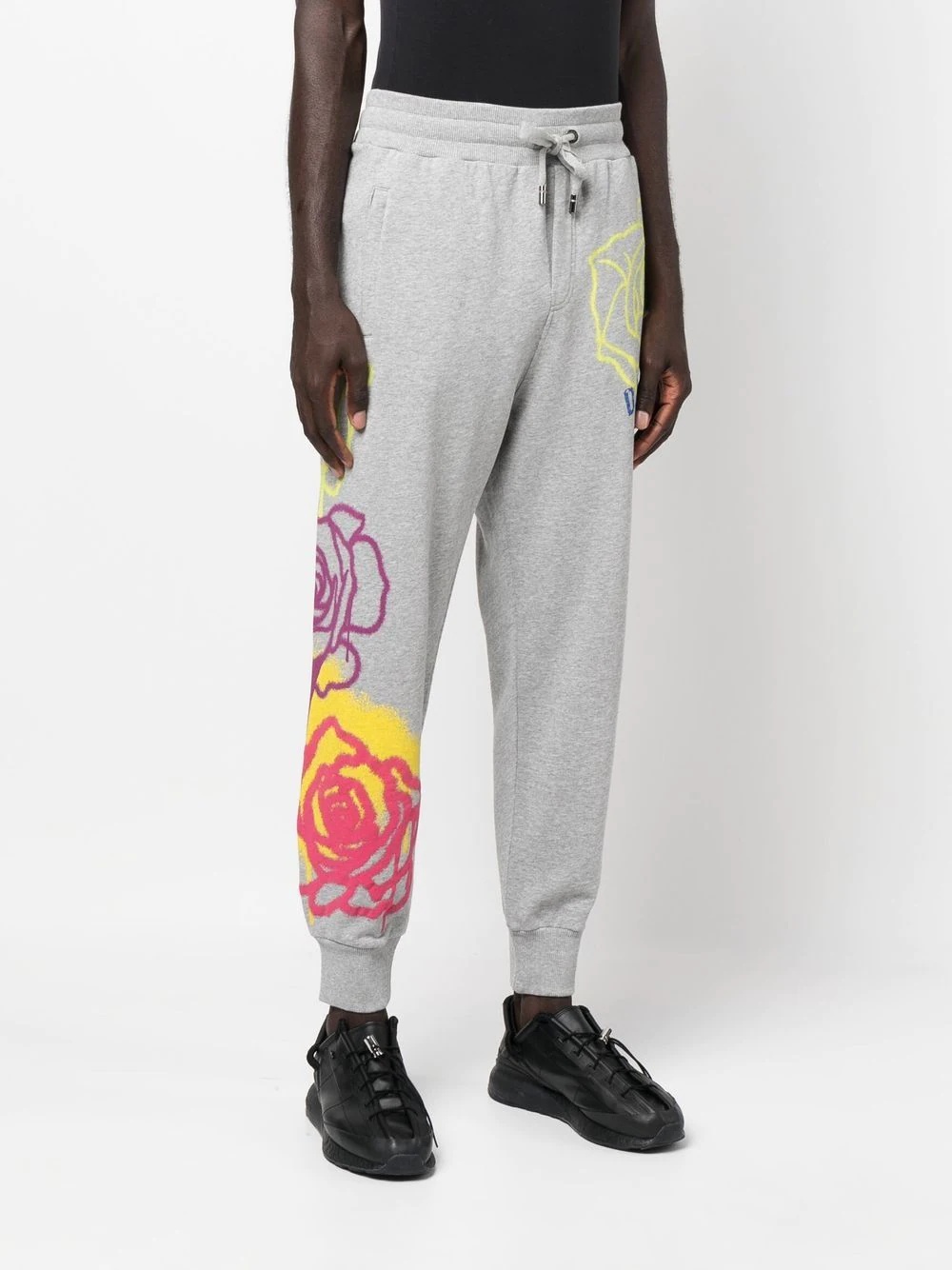 graffiti-print track pants - 3