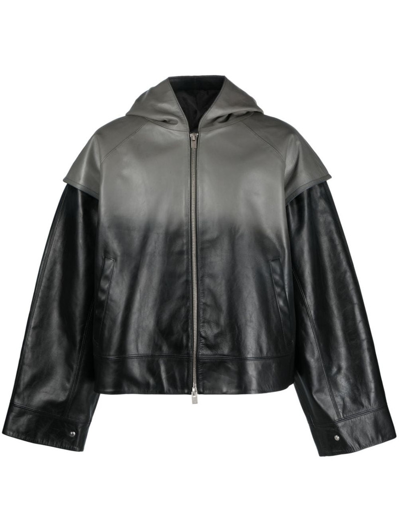 double-sleeve leather jacket 1