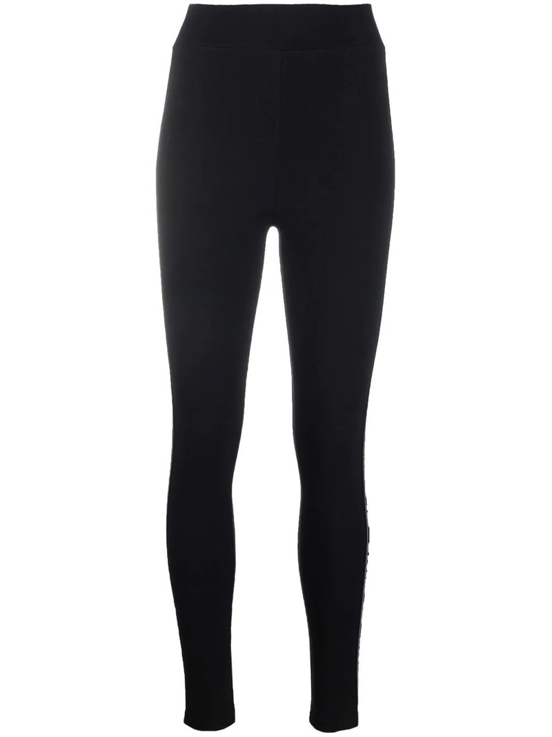 logo-print jersey leggings 1