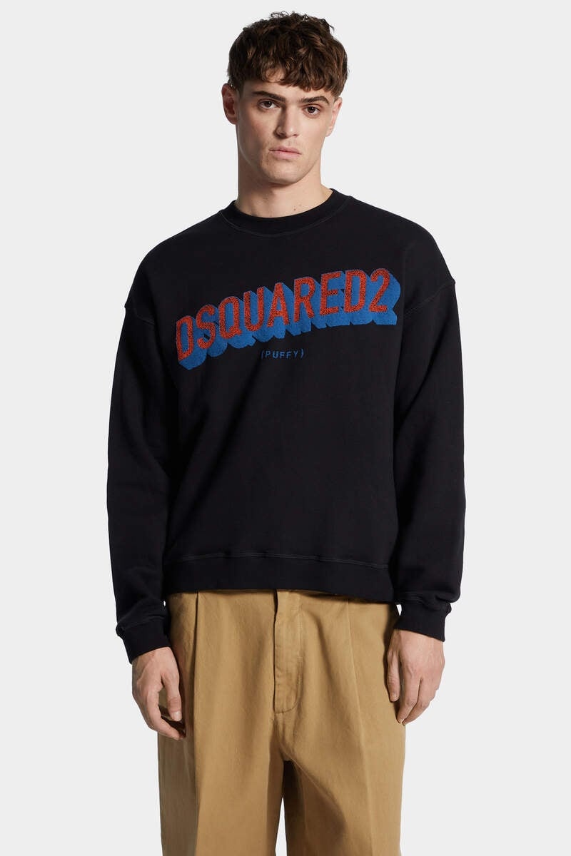 RELAX FIT TACTILE LOGO CREWNECK - 3