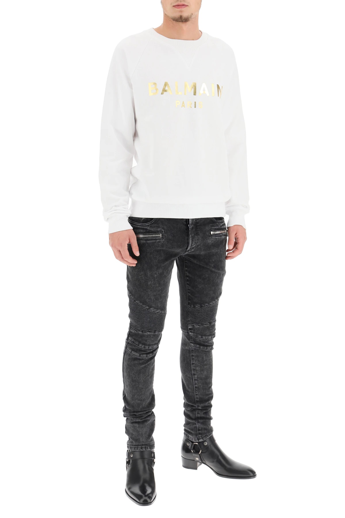 GOLDEN LOGO PRINT SWEATSHIRT - 2