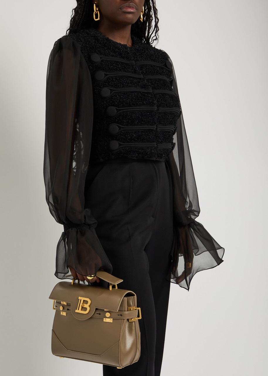 Balmain B-buzz 23 Leather top Handle bag - 5