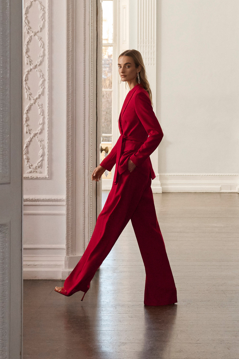 Lyon Crepe Palazzo Trousers 11