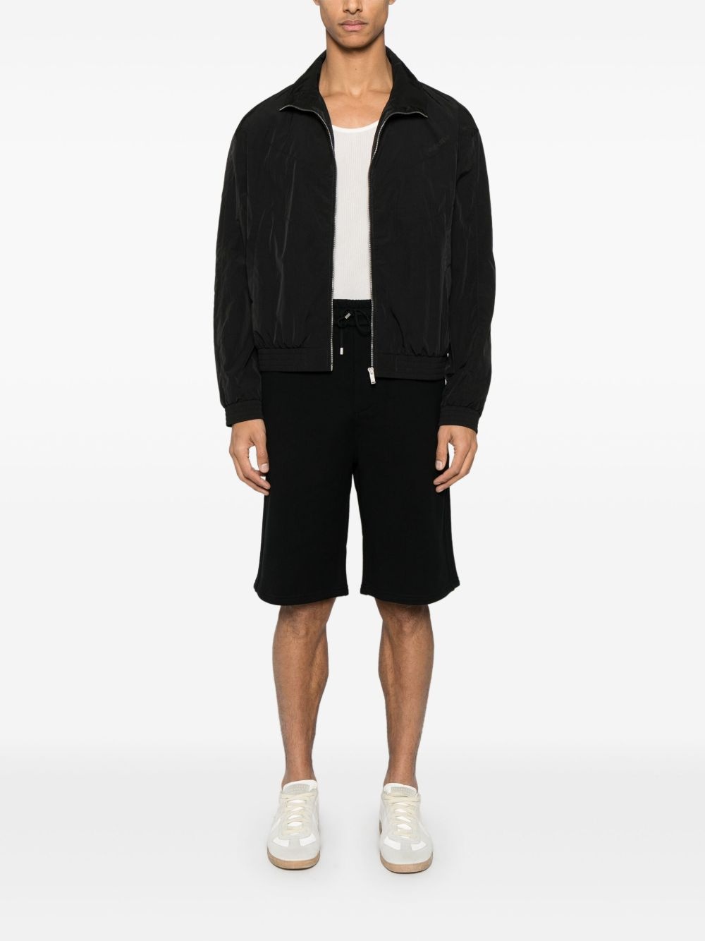 cotton track shorts - 2