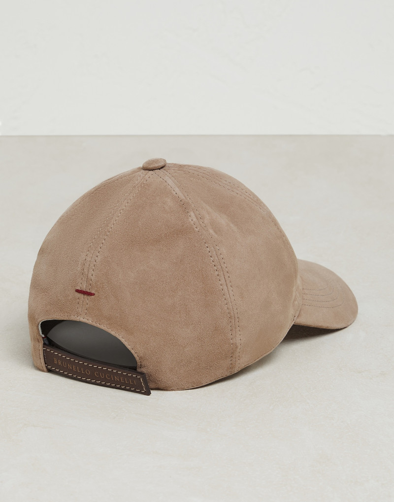 Brunello Cucinelli Suede baseball cap outlook