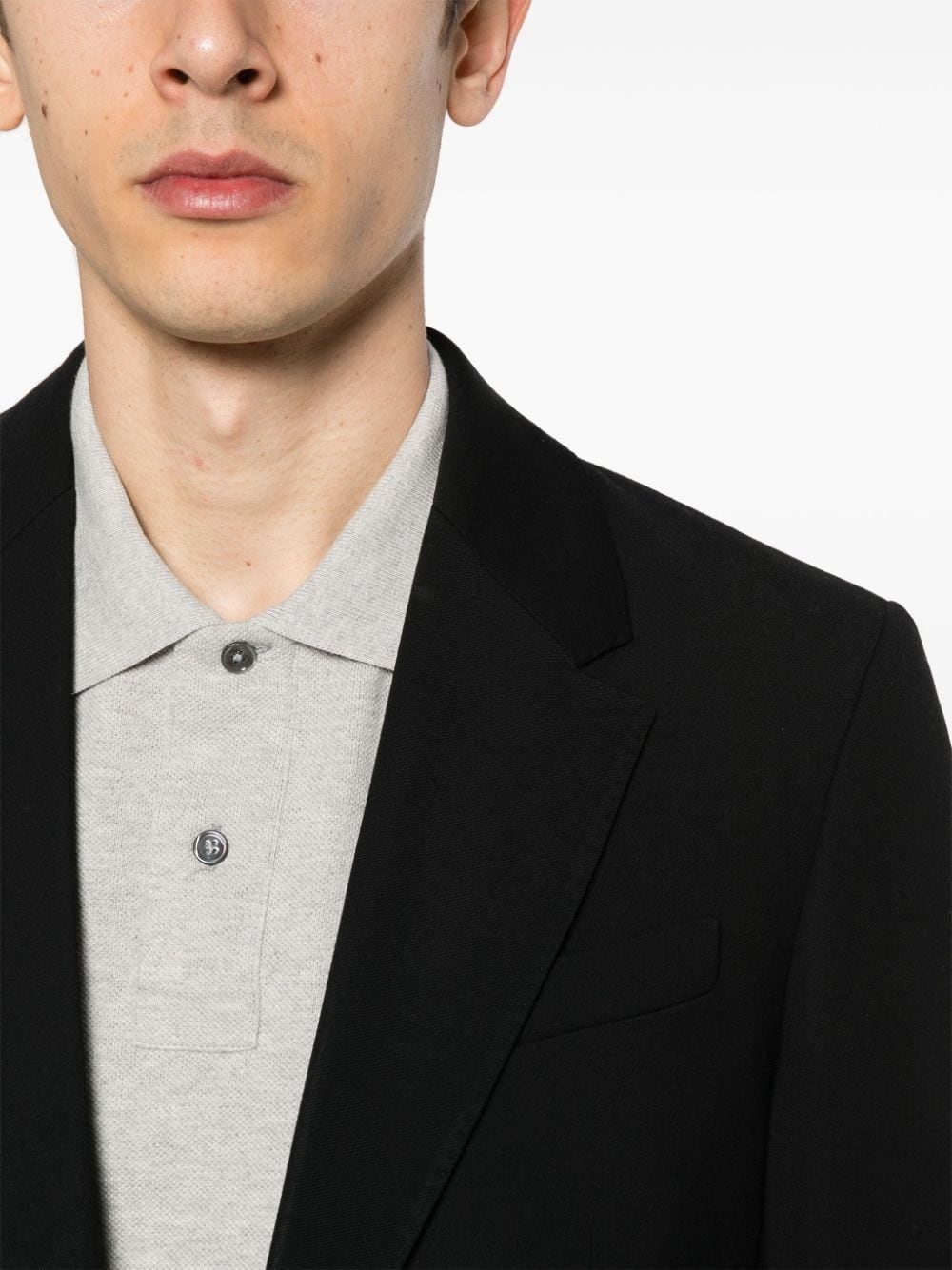 single-breasted blazer - 5