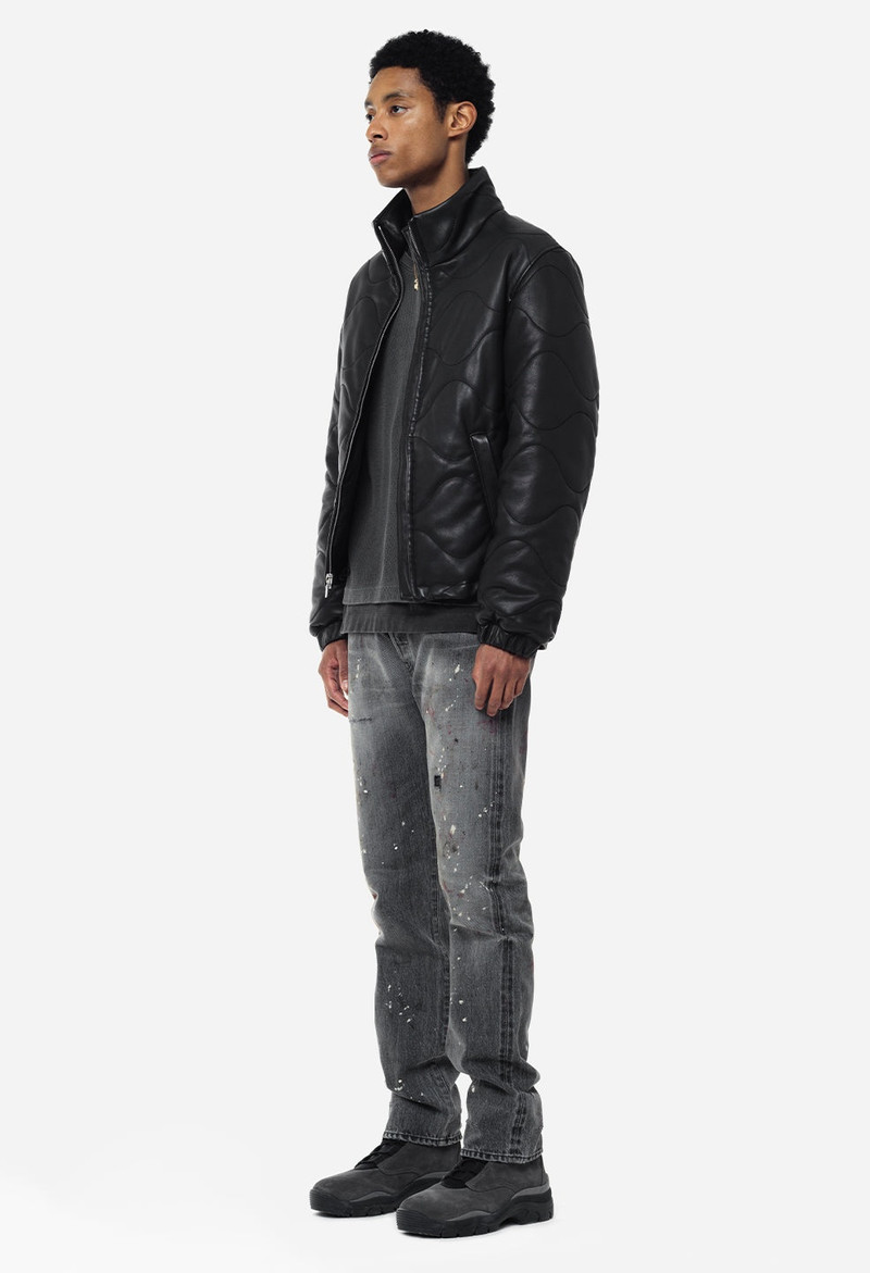 QUILTED LEATHER PUFFER JACKET 4