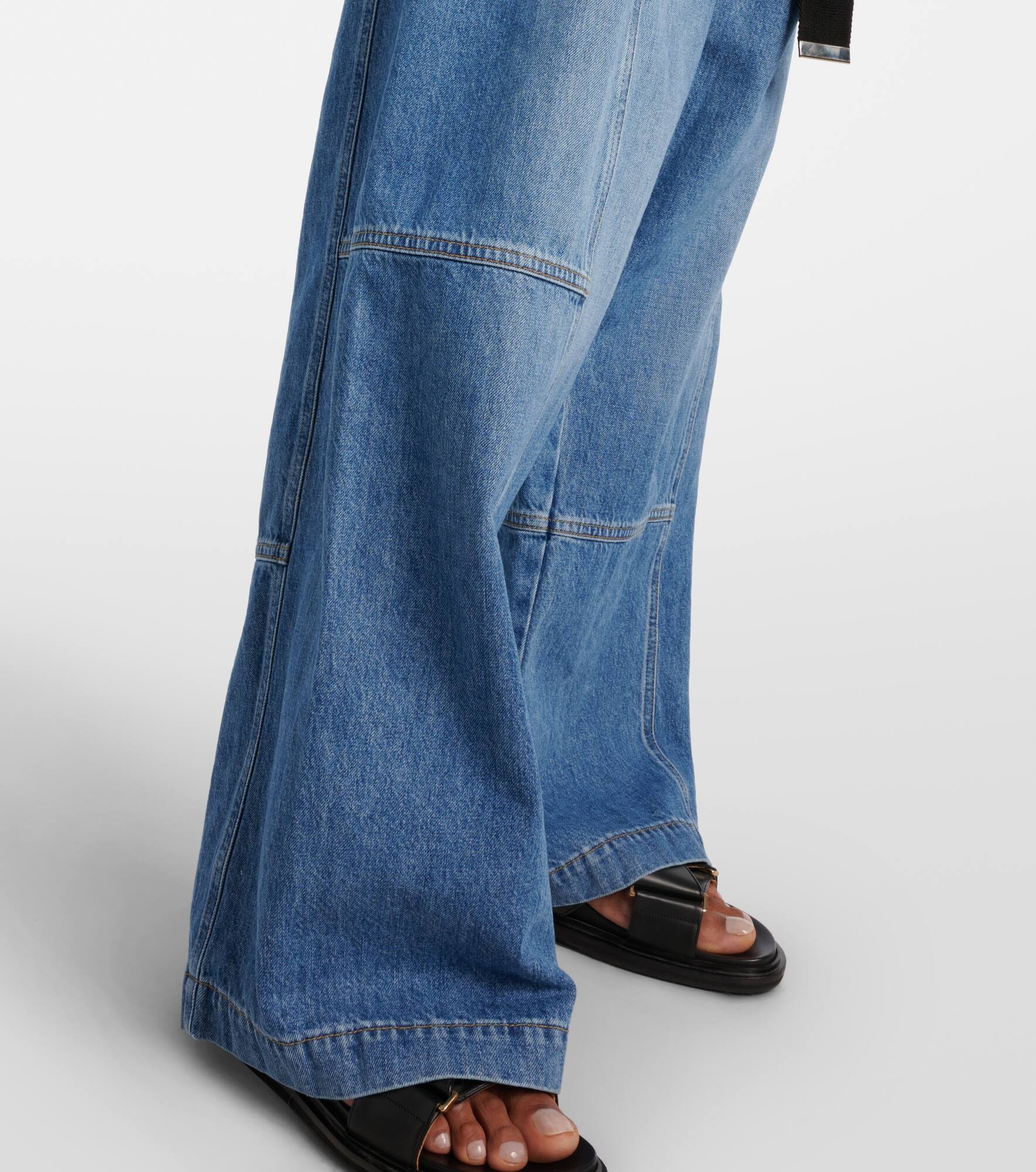 High-rise wide-leg pants - 5