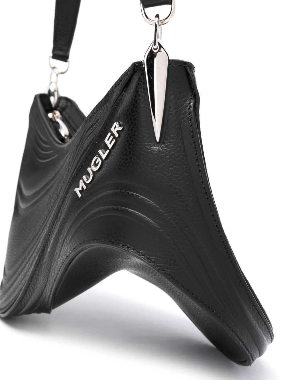 debossed shoulder bag - 4