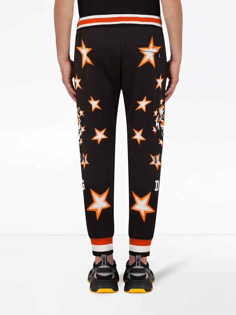 star-print track pants - 4