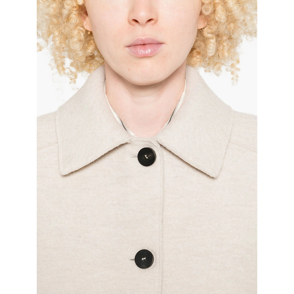 Harris Wharf London Neutrals Jackets - Cropped Jackets Women - 4