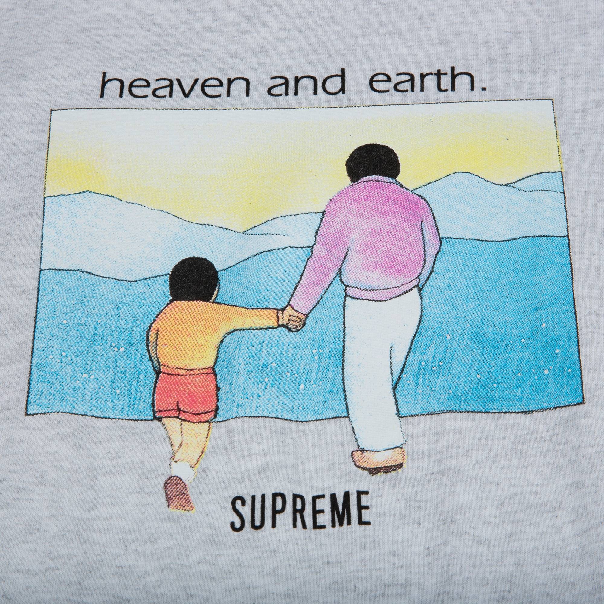 Supreme Heaven And Earth T-Shirt 'Ash Grey' - 2