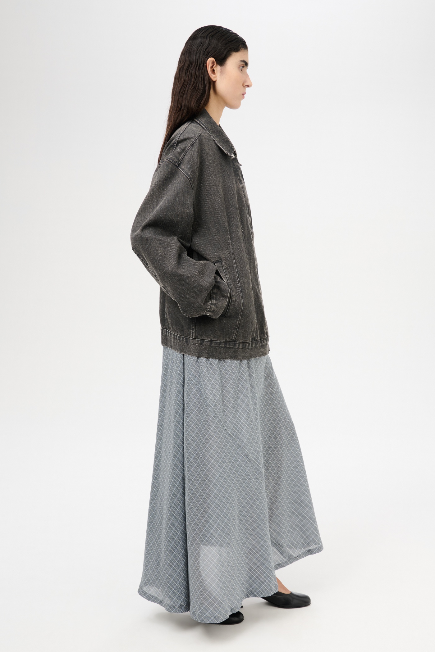 Draft Jacket Black Coated Wash - 4