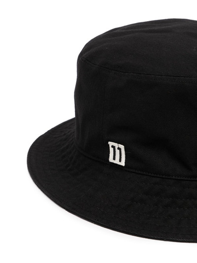We11done square-logo bucket hat outlook