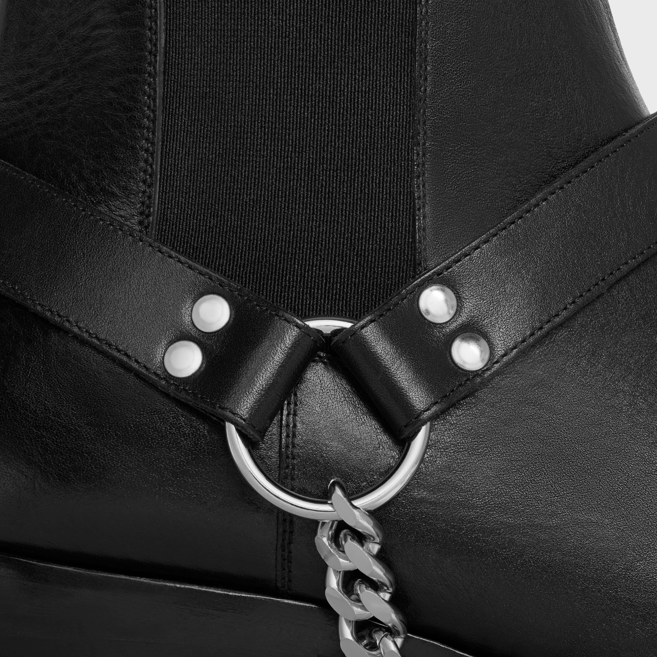 CELINE CAMARGUE BIKER CHELSEA BOOT in CALFSKIN - VEGETAL TANNING - 5