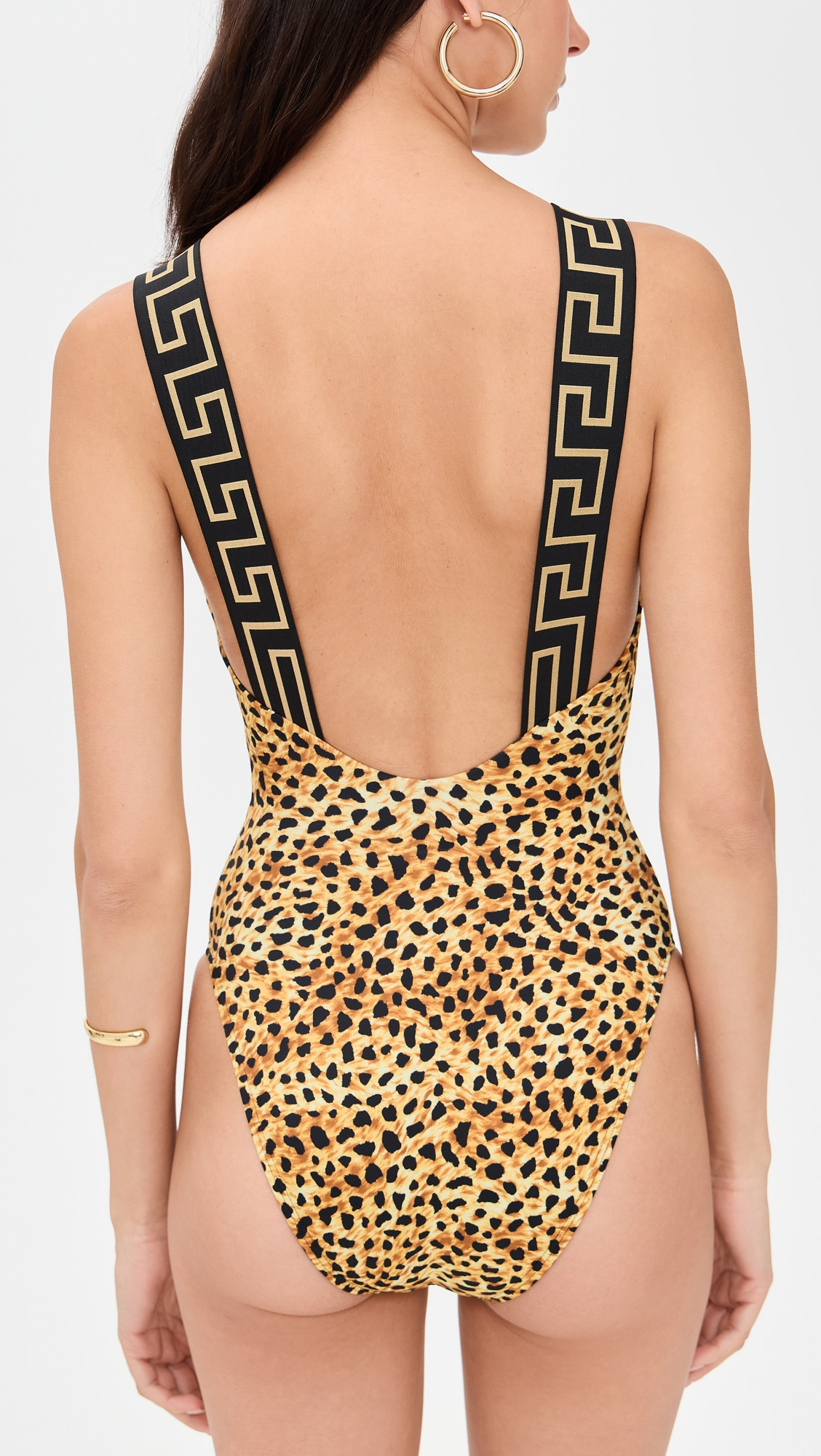 Swimsuit One Piece Lycra Vita Recycled Cheetah All Over Print - 2