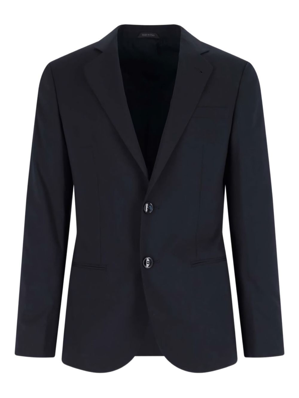 three-button wool suit - 2