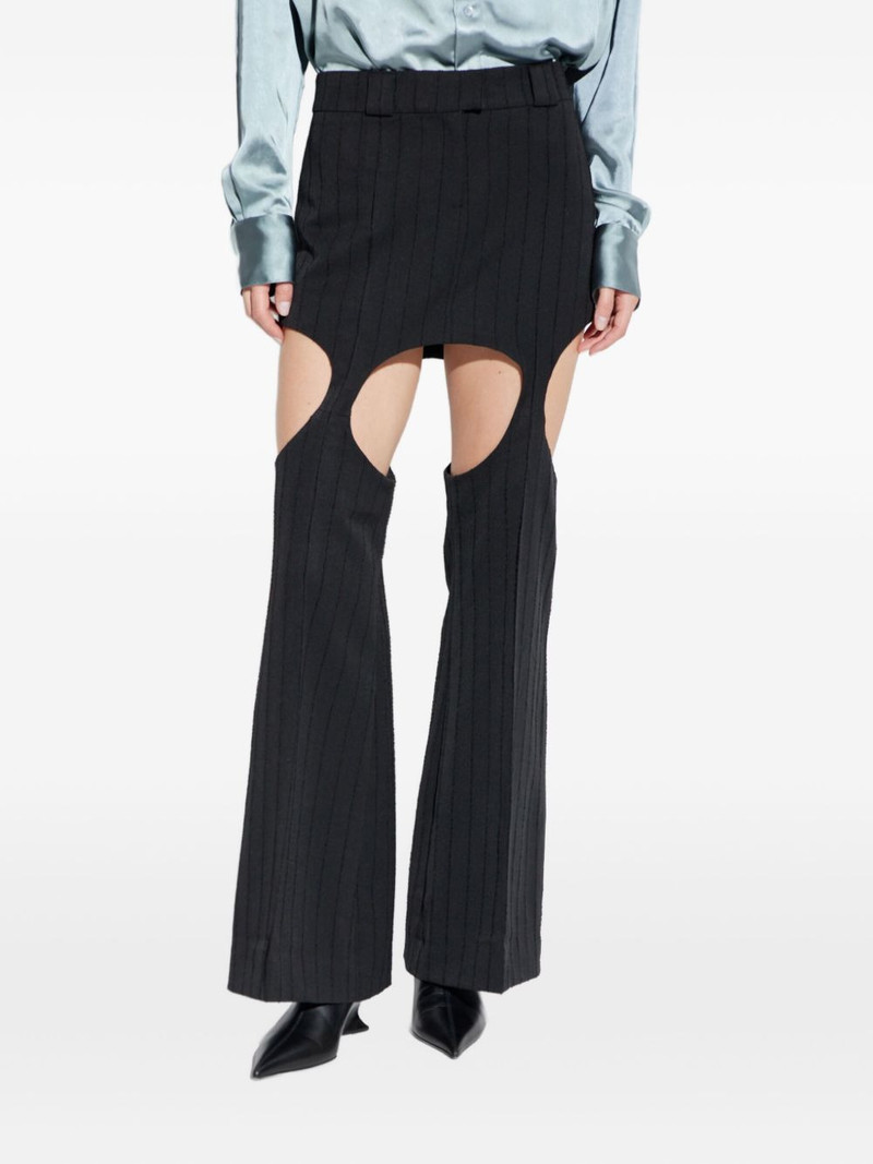 cut-out ribbed skirt 3