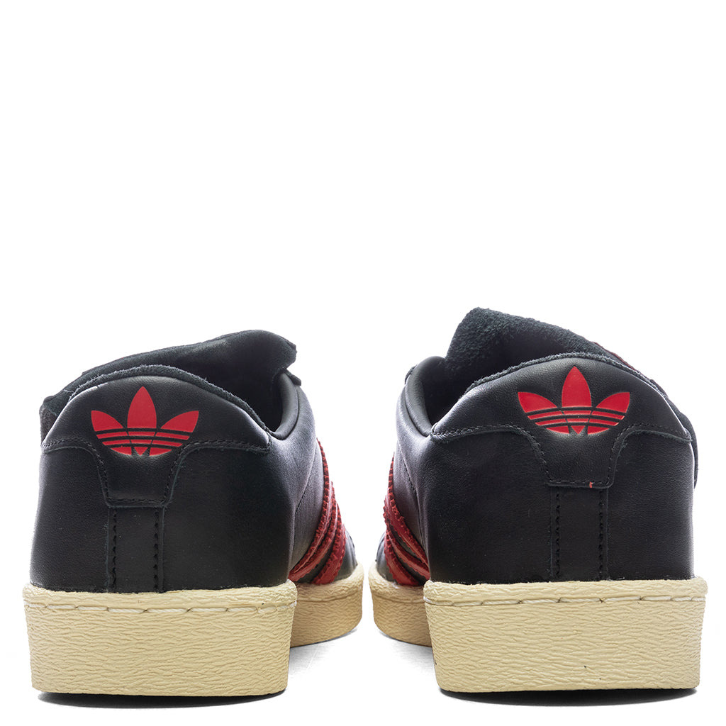 ADIDAS ORIGINALS X WILLY CHAVARRIA JABBAR LOW - CORE BLACK/RED - 4
