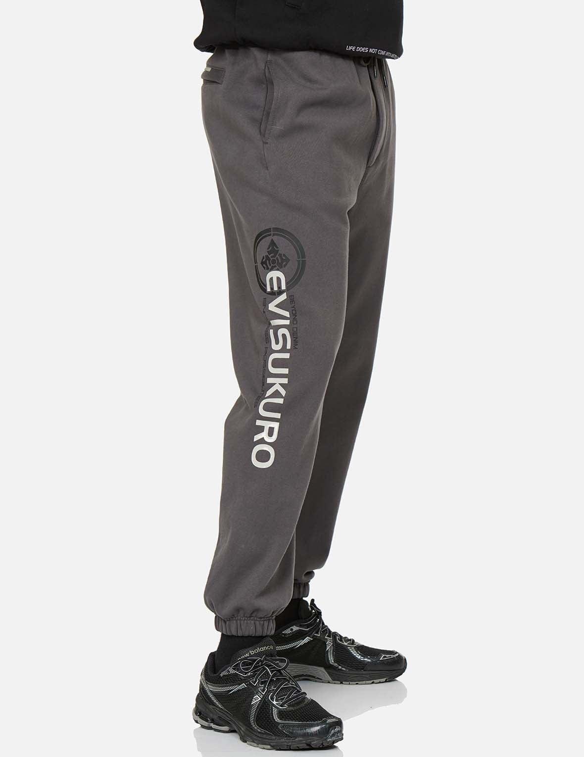 Kamon and Logo Print Sweatpants - 3